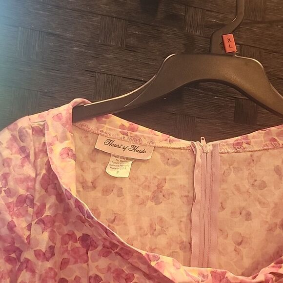 Heart Of Haute Floral Pink Dress Size S - Picture 2 of 4